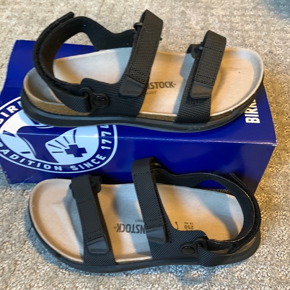 Birkenstock | Shoes | Birkenstock Kalahari Futura Black Asst Jg | Poshmark